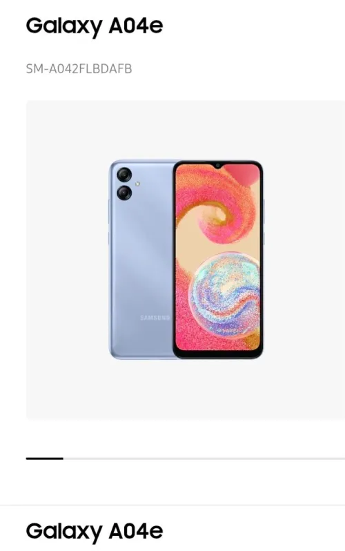 Samsung Galaxy A04e
