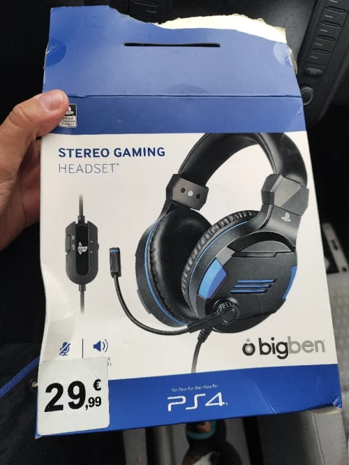 Casque avec micro original PS4 PlayStation 4 neuf