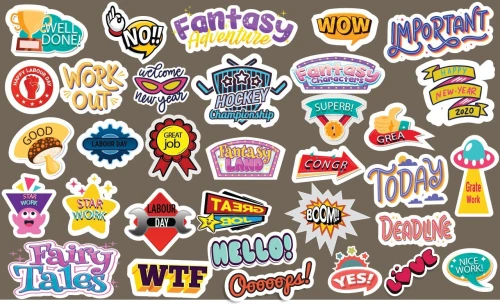 Impression étiquette autocollante stickers