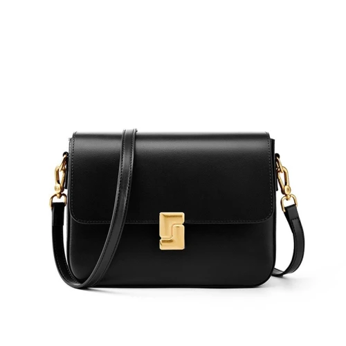 Sac tofu petit carré en cuir de vache véritable pour femme, nouveau modèle printemps été 2026, à porter en bandoulière ou sur lépaule, idéal pour le travail