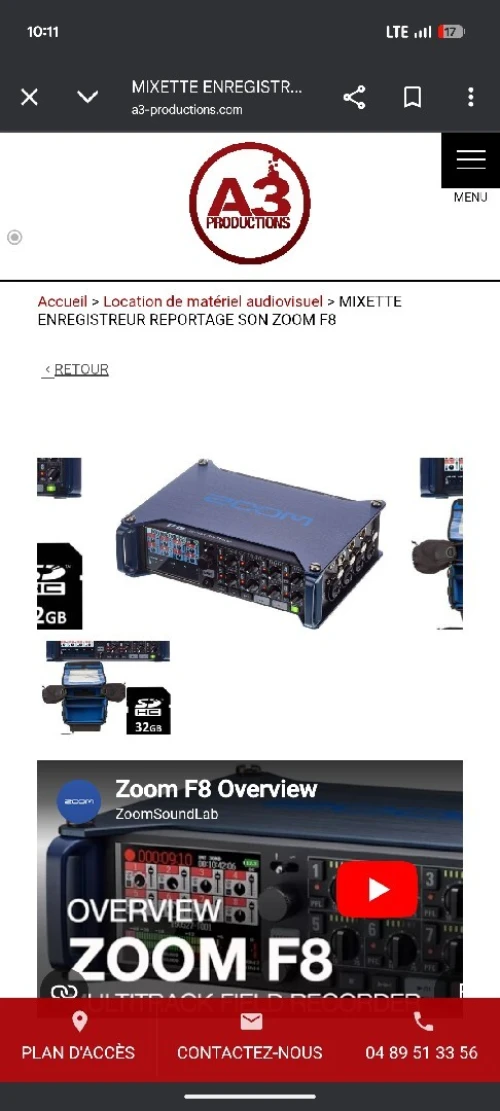 Zoom f8