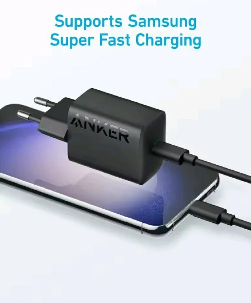 Chargeur anker avec son cable