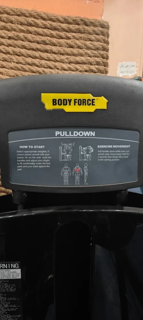 Matériel musculation body force