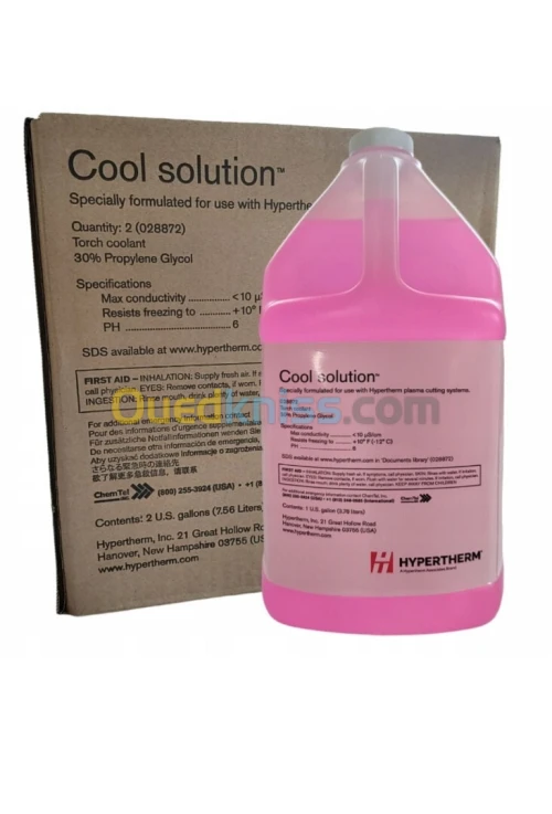 Liquide de refroidissement pour torche plasma 