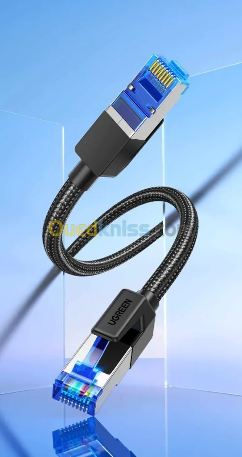 UGREEN Câble Ethernet RJ45 Cat 8 Haute Vitesse 40Gbps 2000Mhz / 1/2/3/5/8/10/15 Metres
