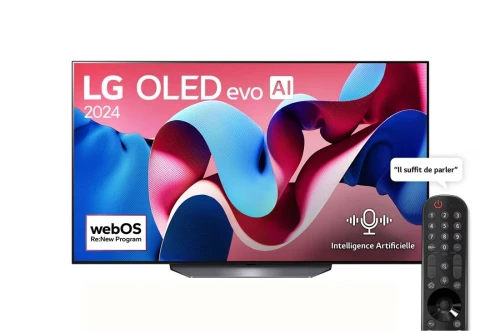 OLED Smart TV EVO CS4 4K | 55 pouces | Télécommande magique | AI Dolby Vision | webOS24 | 2024