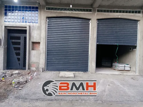 Fabrication et pose de rideaux métalliques manuels et motorisés SARL NORD METAL BMH