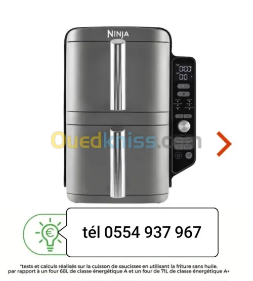 ninja air fryer 9.5 l double stack