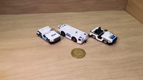 3 Véhicules miniatures, camion de service d'aéroport pour maquette, modélisme