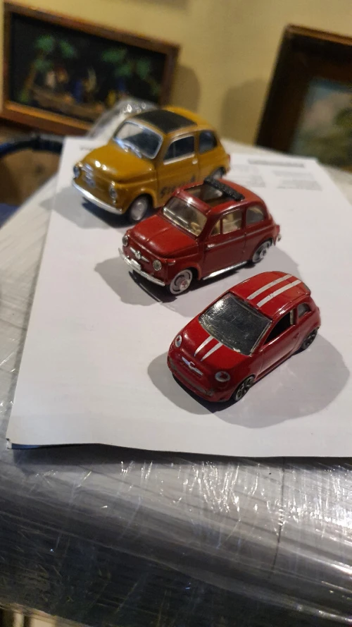 Fiat 500 1:43, Fiat Nuova 500 1:43, Fiat 500 Abarth Tributo Ferrari 1:64