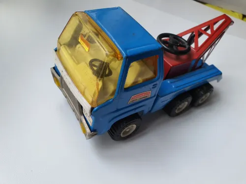  Vintage Ancien Camion miniature jouet en tôle Samson brovo 