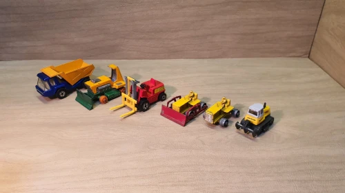 Engins de chantier miniatures Matchbox LESNEY Made in England
