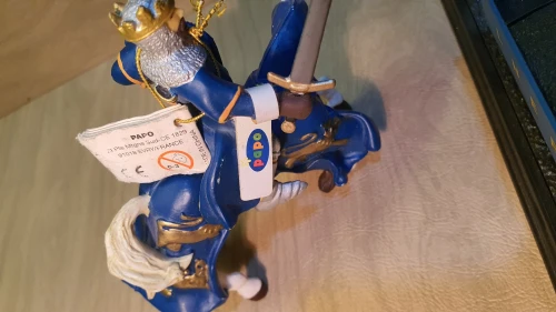 Figurine Chelvalier  de la marque Papo France: roi Richard bleu 