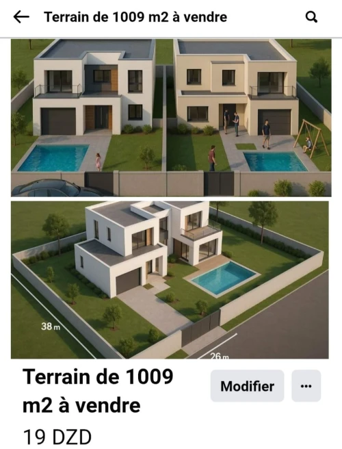 Vente Terrain Alger Draria