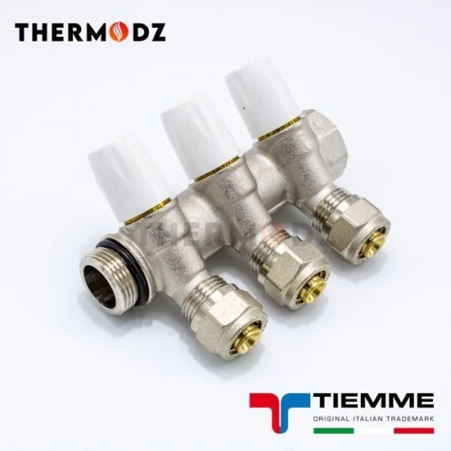 DISTRIBUTEUR A VANNE 3V D16*3/4 A VISSER TIEMME