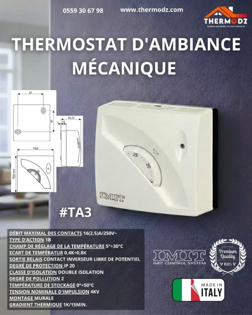 IMIT THERMOSTAT D'AMBIANCE MECHANIQUE