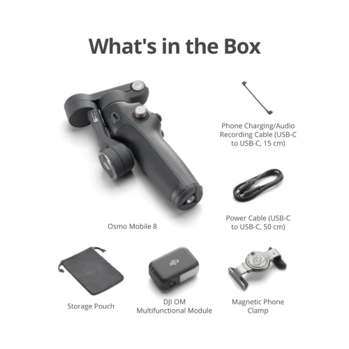 DJI OSMO MOBILE 8 Smartphone Stabilizer | Stabilisateur pour smartphone DJI Osmo Mobile 8