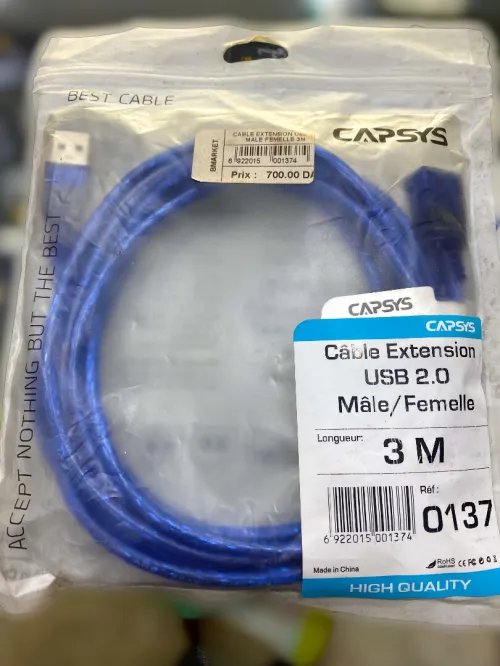 USB 2.0 Extension Cables 5M/3M (Male / Female) | Câbles Extension USB 2.0 (Mâle / Femelle) 5M/3M