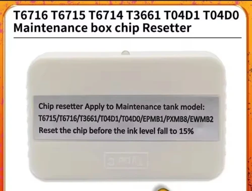 Epson Maintenance Tank Chip Resetter T6716 T6715 T6714 reset T04D0 T04D1
