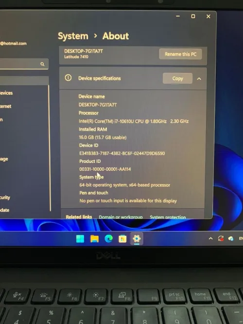 Pc dell Latitude 7410