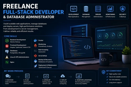Développeur Full Stack / Devops & Bases de Données