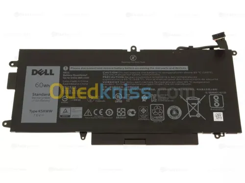 K5XWW Batterie Original Dell Latitude 13 7389 7390 2-in-1 12 5289 2-in-1 L3180 E5289 71TG4 60Wh
