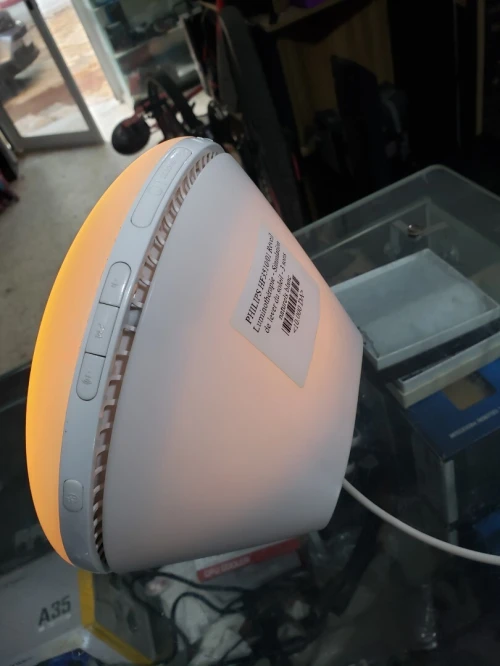 PHILIPS  Réveil Luminothérapie / Simulation de lever du soleil / 3 sons naturels blanc