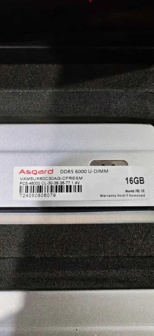 Ram Asgard Freyr DDR5 6000 kit of 32Go 2*16G