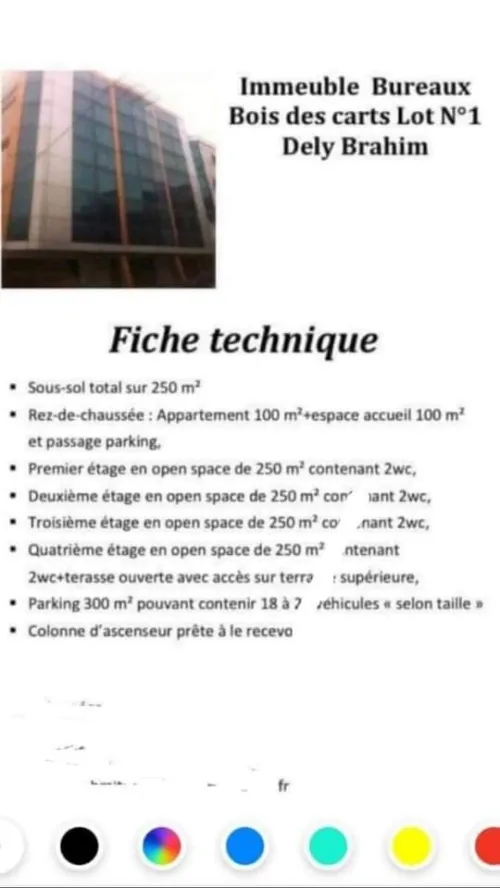 Vente Immeuble Alger Dely brahim