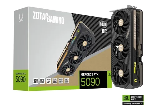 VGA  ZOTAC   GeForce RTX 5090 SOLID OC 32GB  DDR7 512-bit