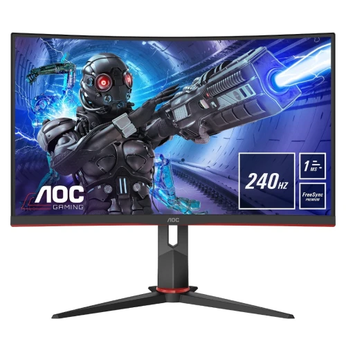 ECRAN AOC  C32G2ZE/BK 31.5"  VA   240Hz/0.5ms G-MENU 1500R .SYNC