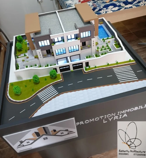 Maquette architecture et industriel 