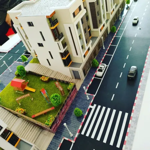 Maquette architecture et industriel 