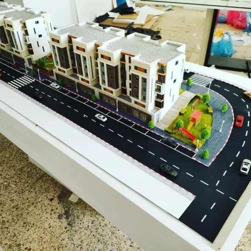 Maquette architecture et industriel 