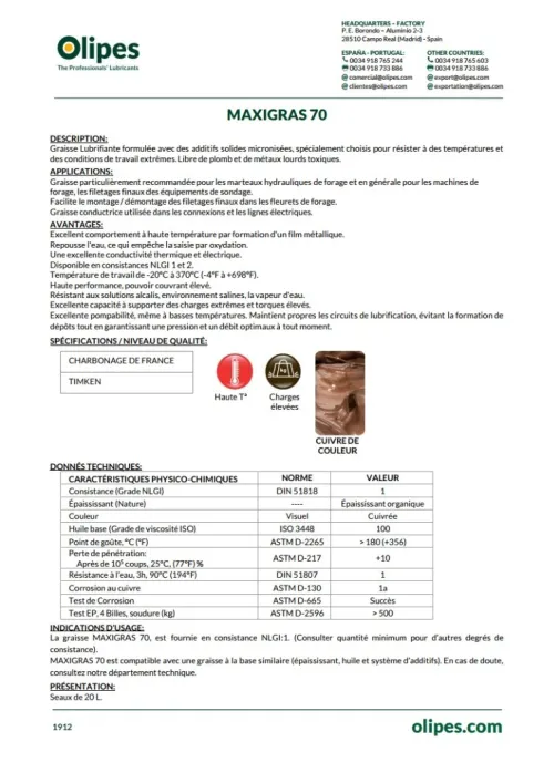 OLIPES Maxigras 70 (5KG)