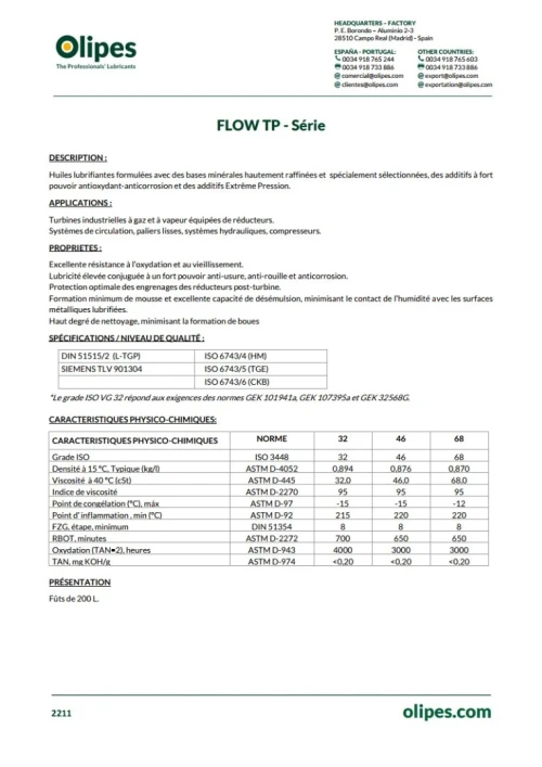 Flow TP 46 FUT 200L