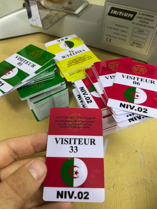 Impression badges PVC Cartes PVC