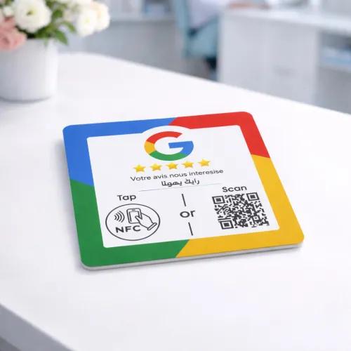 Plaque NFC Google Avis / Google Review