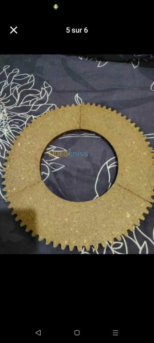 Anneau embrayage pour broyeur de branches