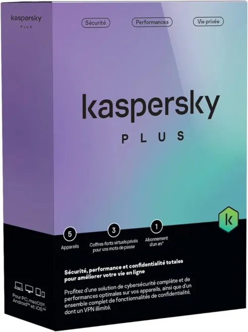 KASPERSKY ANTIVIRUS SECURITY 5 APPAREIL