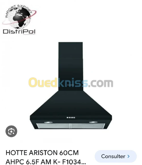 Hotte Ariston Pyramide