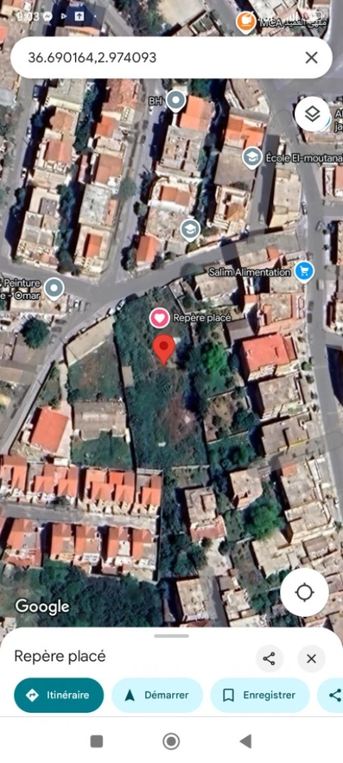 Vente Terrain Alger Baba hassen