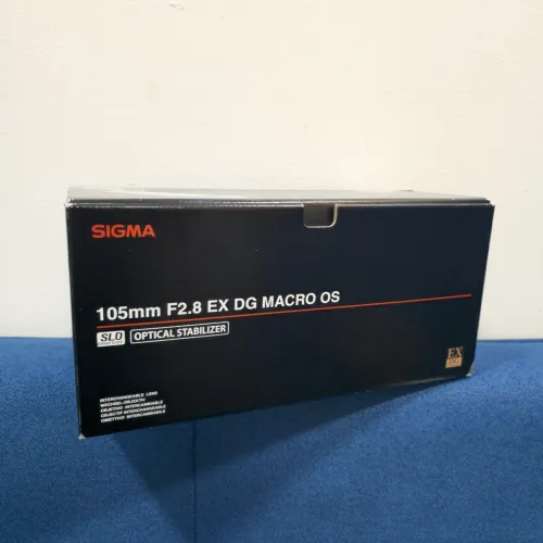 Objectif SIGMA 105mm F2.8 EX DG MACRO OS monture Canon