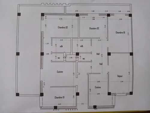 Vente Appartement F5 Alger Bordj el kiffan