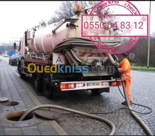 Débouchage canalisation curage vidange 