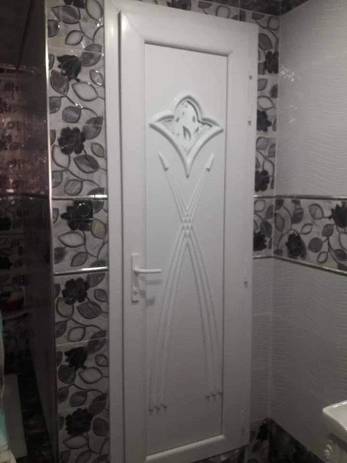 Porte en pvc pour chambres et sanitaires