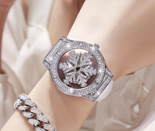 Diamond Snowflake Watch