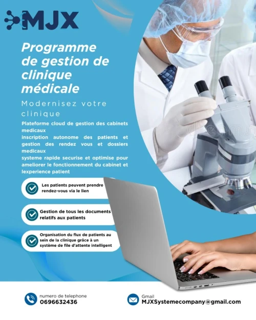 Plateforme intelligente de gestion des cliniques patients et rendez-vous