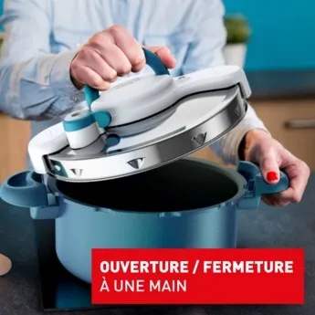 COCOTTE MINUTE SEB CLIBSO MINUTE 5L BLEU Made on France