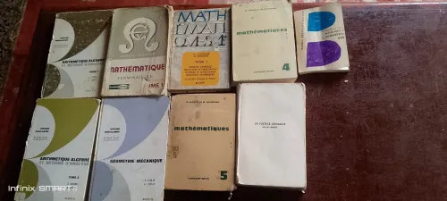 Anciens Livres scolaire de mathématiques en francais